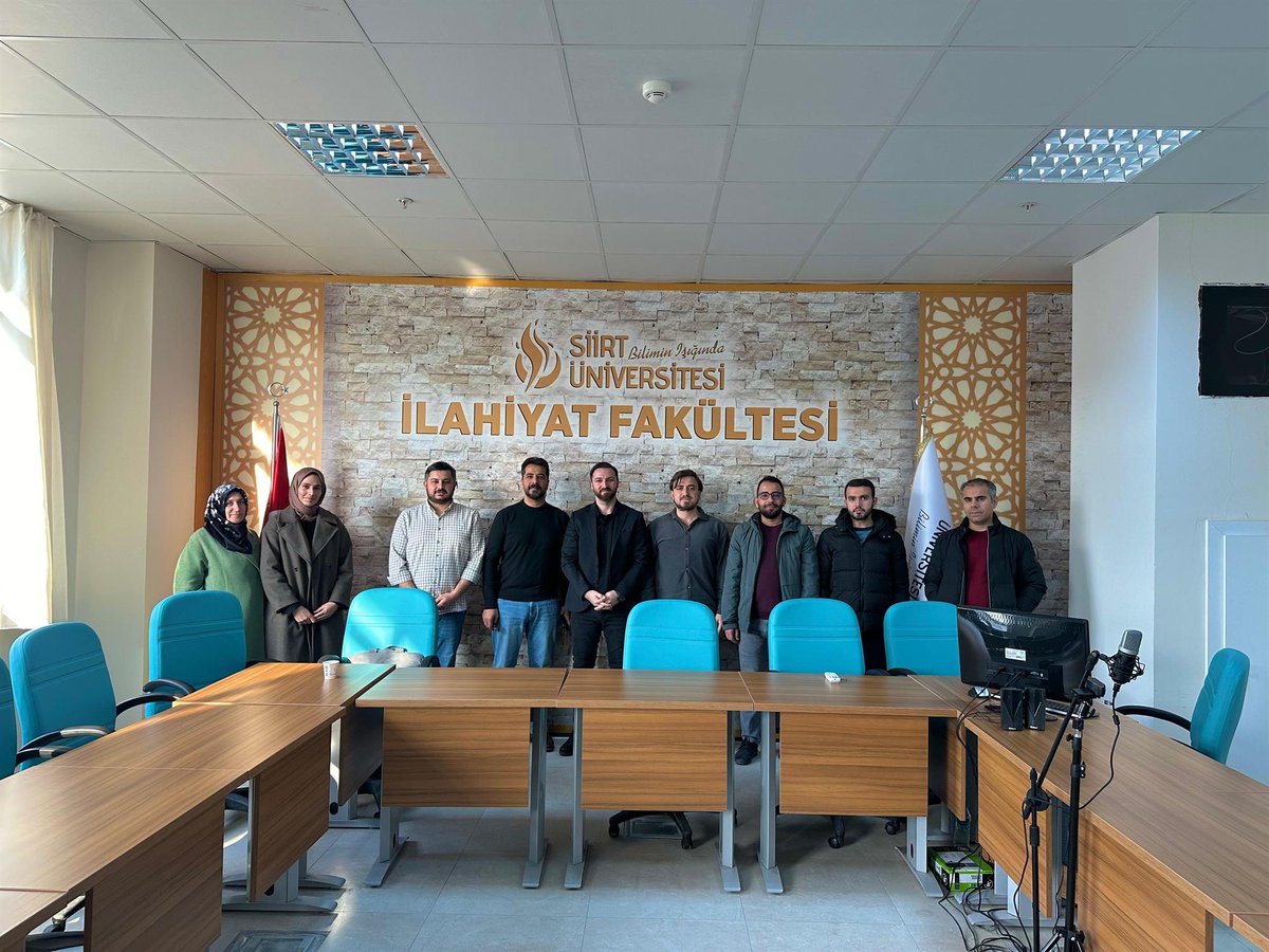 ilahiyatsiirt's tweet photo. | "Eşarî Kelâmının Değişim Süreci"

İlahiyat Fakültemiz lisansüstü seminerleri kapsamında bu hafta Dr. Öğr. Üyesi M. Mustafa Sancar (@sncr_mustafa) hocamız "Eş'arî Kelâmının Değişim Süreci" konulu bir seminer gerçekleştirdi. Hocamıza teşekkür ederiz. https://t.co/7lpQWi6ZTL