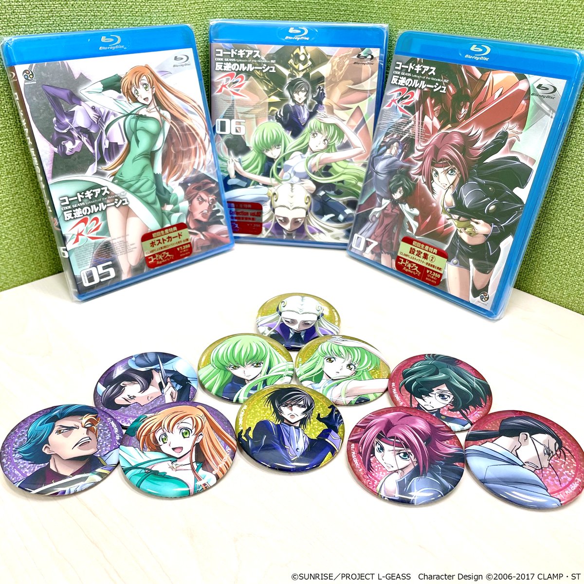 グッズ】 「コードギアス 反逆のルルーシュR2」 Blu-ray＆DVDイラスト