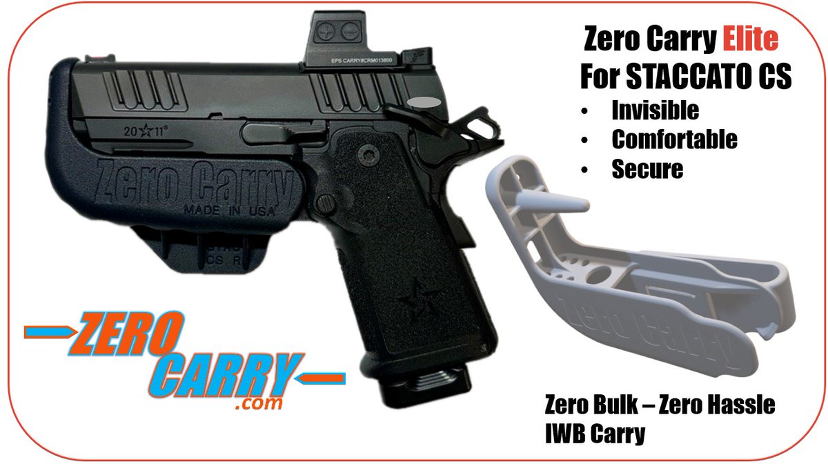 Zero_Carry's tweet photo. Check out Zero Carry's Elite holster for the STACCATO CS! Also available for the C2.
https://t.co/O9Gsvze49g
#guns #2a #gun #pewpew #gunsdaily #usa #firearms #america #ar15 #rifle #gunsofinstagram #pistol #shooting #glock #military #freedom #tactical #2ndamendment #merica #igmilitia #gunporn #9mm #pewpewlife #shotgun #firearm #army #weapons #deer #weaponsdaily #nra #USA #America #ar15