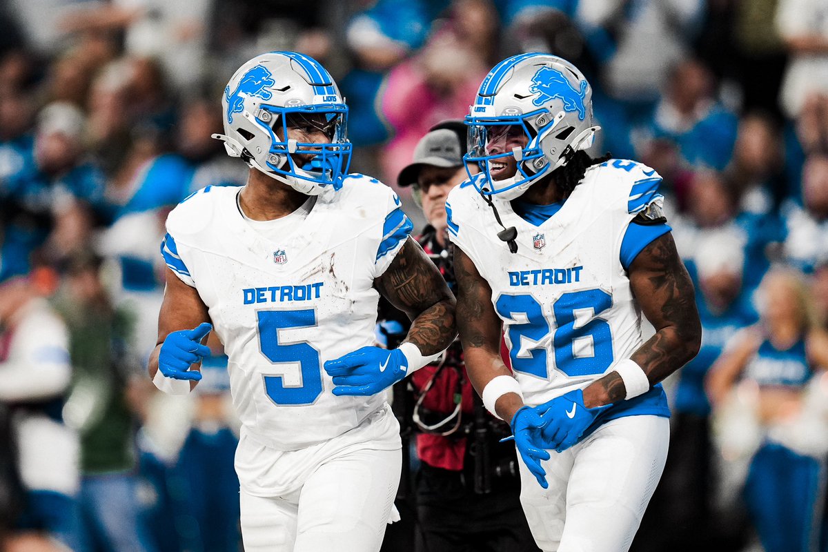 The <a href="/Lions/">Detroit Lions</a> are 11-0 in games in which <a href="/MontgomerDavid/">David Montgomery</a> &amp; <a href="/Jahmyr_Gibbs1/">Jahmyr Gibbs</a> both produce a TD.

#OnePride