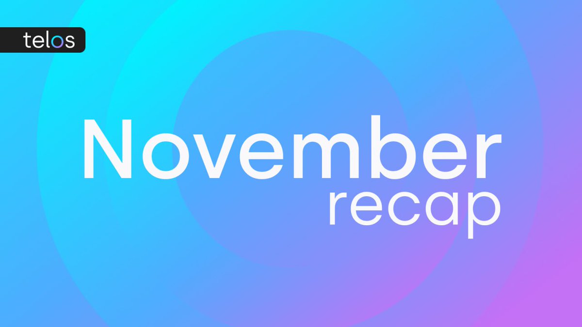 تم إصدار ملخص نوفمبر لـ Telos!

اطلع على جميع الأحداث البارزة في نوفمبر في مكان واحد، بما في ذلك:

🔹 إصدار بيان Telos
🔹 إطلاق Telos EVM 2.0
🔹 التقدم المحرز في خارطة طريق SNARKtor
🔹 نظرة خاطفة على Telos X

اطلع على جميع التحديثات والتكاملات وأبرز ما يميز المجتمع في المقالة
