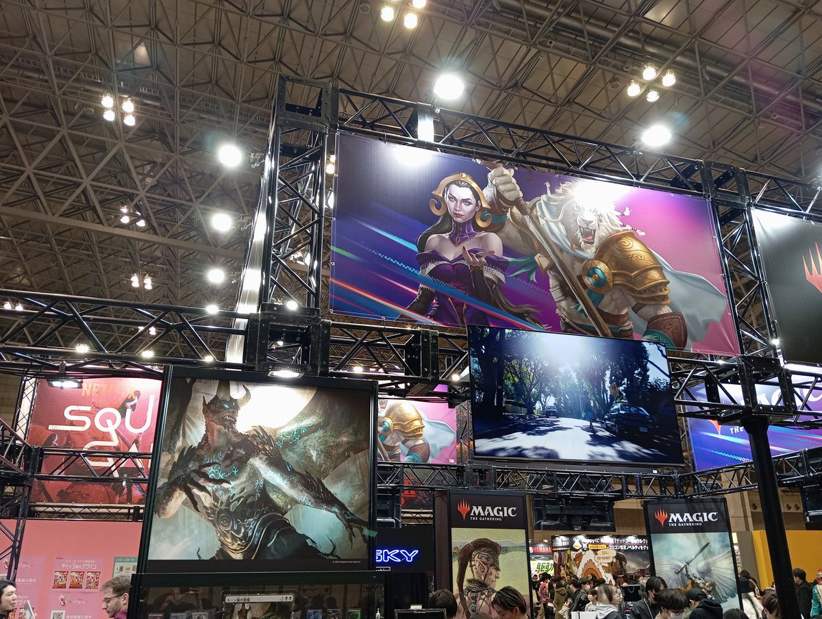 itsJOYness's tweet photo. Finally some Magic in Tokyo 🩵 #コミクコンでマジック https://t.co/B4STSnIeNr