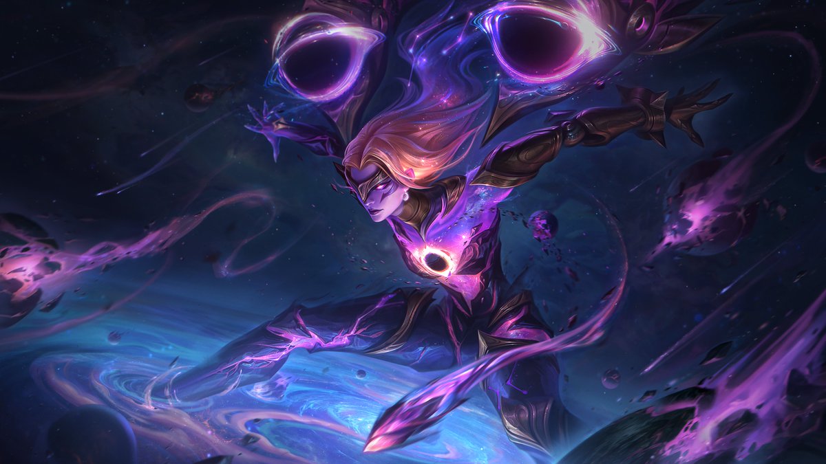 ChaceChen_'s tweet photo. I had the pleasure of creating this "Dark Star Kai'Sa" splash art for League of Legends😈Huge thanks to the Pandart Studio team's help. Special thanks to Riot Games' IP team for their valuable feedback
#LeagueOfLegends #illustrations #splashart https://t.co/6DDnRYbn3G