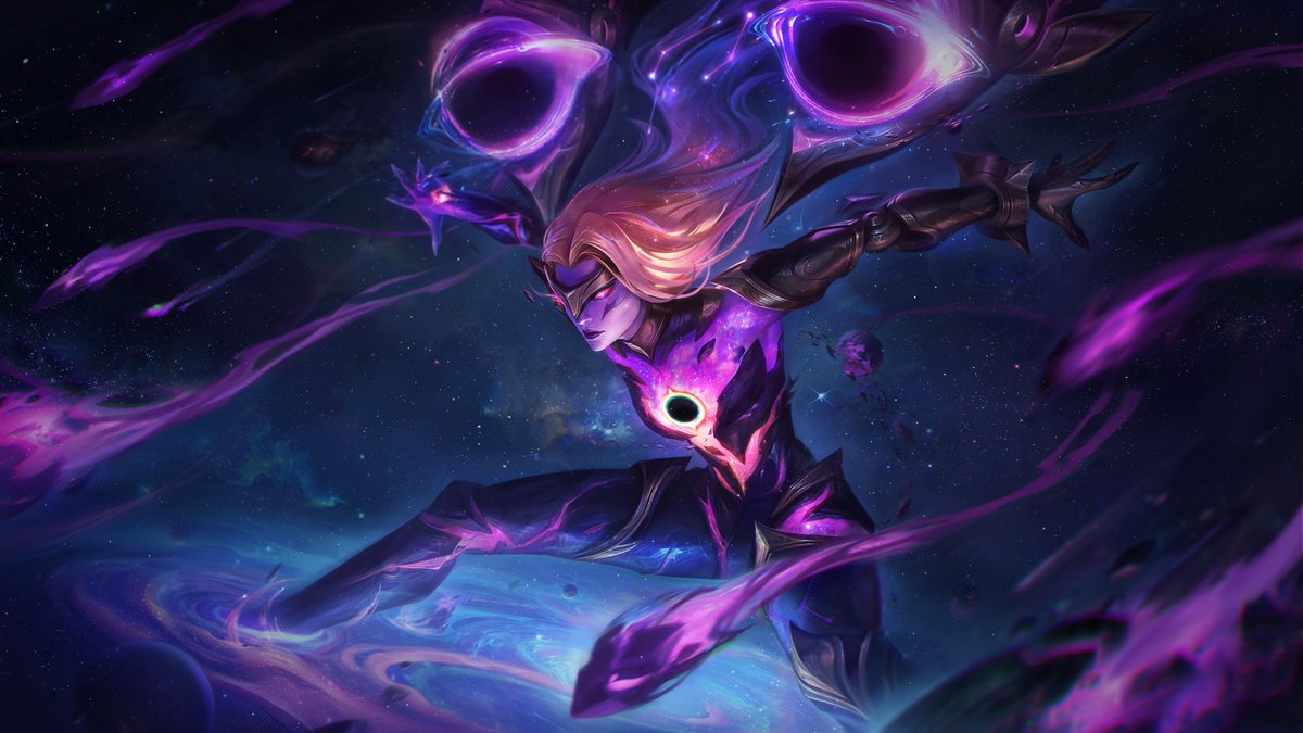 ChaceChen_'s tweet photo. I had the pleasure of creating this "Dark Star Kai'Sa" splash art for League of Legends😈Huge thanks to the Pandart Studio team's help. Special thanks to Riot Games' IP team for their valuable feedback
#LeagueOfLegends #illustrations #splashart https://t.co/6DDnRYbn3G