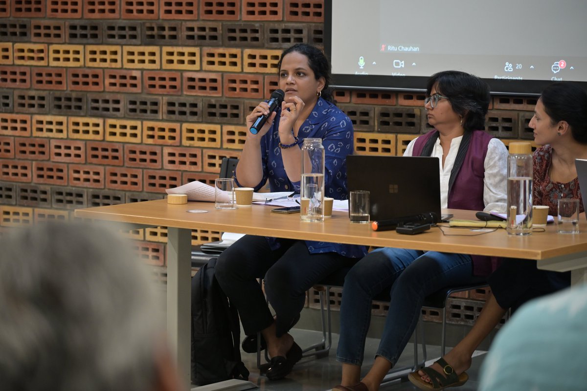 AhdUniv's tweet photo. In a symposium on ‘Spatial Politics across the Indian Himalayas’, panellists @AhdUniv Professors &amp; Dr Aditi Saraf from Utrecht University, interrogated questions of land stewardship, territorial belonging &amp; governance of disaster-prone landscapes  from an ethnographic perspective https://t.co/0RJ6IQ6S1f
