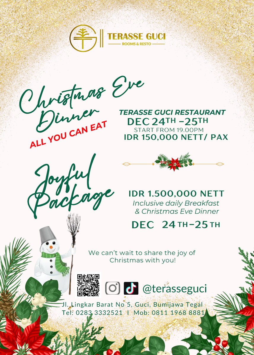 Terasse Guci
Direct booking
0811 1968 8881