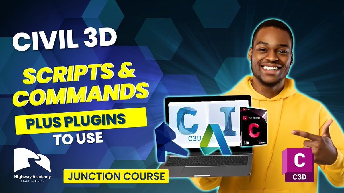 HwyAcademy's tweet photo. 🚧 Are you ready to design interchanges like a pro in #C3D 2022? 🎬 Check out this video on the essential commands and tools you need to know! 💻 From downloading the New Zealand country kit to mastering extend, trim, offset and more, this video covers it all! 🔧 Plus, learn how to improve efficiency with QP mode and selection cycling settings. 🚀 Don't miss out on these valuable tips for #InterchangeDesign and #HighwayEngineering. 🛣️ Watch and let me know what you think! 👀 [https://t.co/utgUsHHZI2) 💡 #C3D2022 #CivilEngineeringTools #RoadDesign #ConstructionTech
