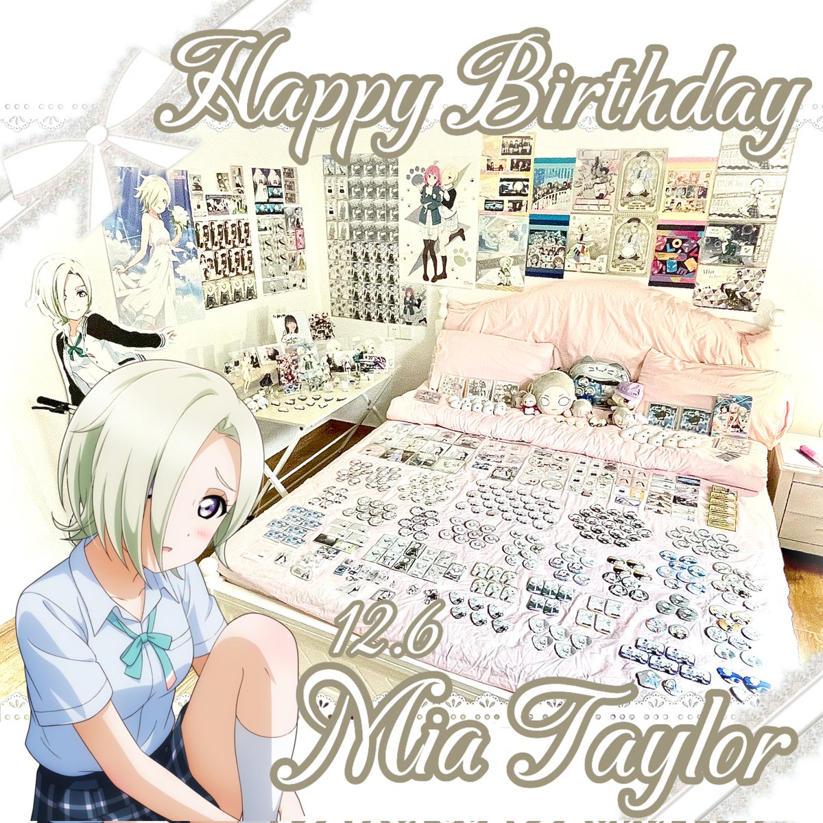 ☆˖  ํℋ𝑎𝑝𝑝𝑦 ℬ𝒾 𝑟𝑡ℎ𝑑𝑎𝑦 ࿔°‧★
🤍Dec.6th,2024🤍
₊⁺ ♡̴₊⁺ ₊⁺ ♡̴₊⁺ ₊⁺ ♡̴₊⁺ ₊⁺ ♡̴₊⁺ ₊
⑅♡⑅ HAPPY BIRTHDAY TO MIA TAYLOR⑅♡⑅
#ミア・テイラー生誕祭2024
#ミア・テイラー誕生祭2024