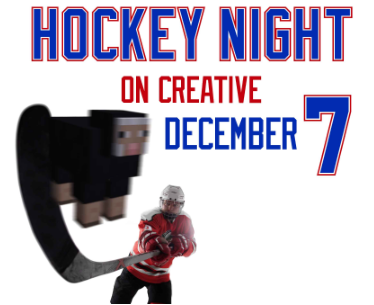 nerdnugaming's tweet photo. Come join us for an action-packed Hockey Event this Saturday on NerdNu's Creative Server, https://t.co/n2s6CU8icg!  

See you at 9pm(EST)! 

#minecraft #nerd.nu #mcpc #minecraftcreative #minecraftcreativeserver #hockey #sheep #speedbuildisnextweek https://t.co/jf4W9pJWyv