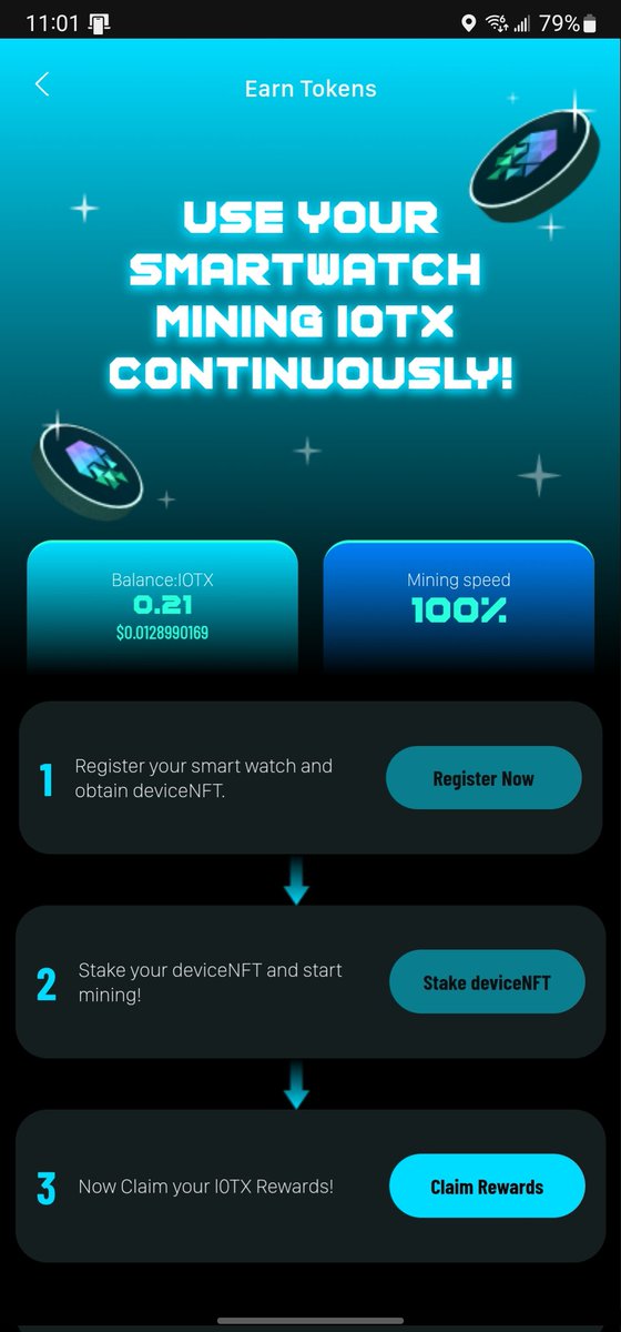 Just staked my <a href="/watchxnetwork/">WatchXNetwork</a> NFT to start earning <a href="/iotex_io/">IoTeX</a> DAILY!

Love myself then #DePin projects!