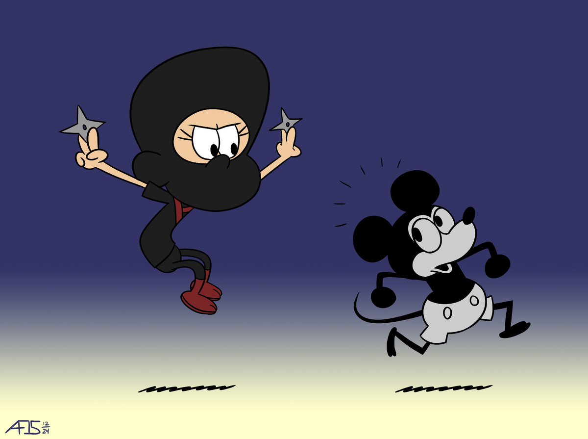 AnimationFan15's tweet photo. "Mickey and the Lynn-ja"

Today is both #InternationalNinjaDay and #WaltDisney's birthday, where he celebrates his 123rd b-day today. Because I couldn't decide which one to celebrate more, I decided to celebrate both by creating this artwork. https://t.co/NpACxk2fgi