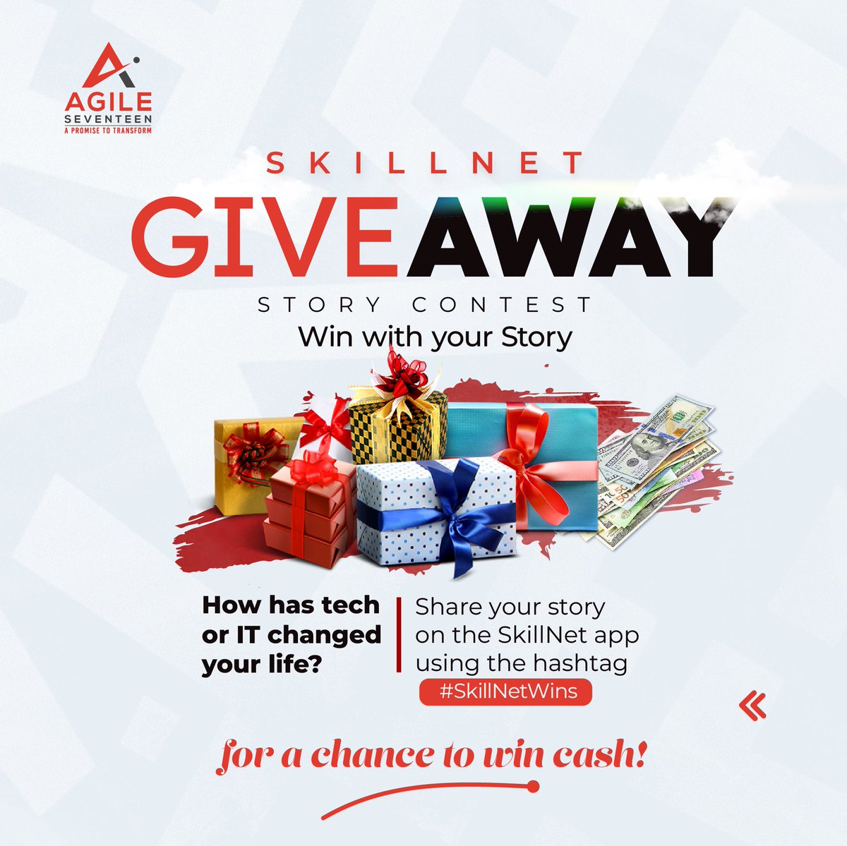 agileseventeen's tweet photo. The SkillNet Story Contest is live!
Don’t miss your chance to share your story and win great prizes!
#contest #Giveaway #skillnet #tech #IT #scrum https://t.co/w1VDt0Uah0