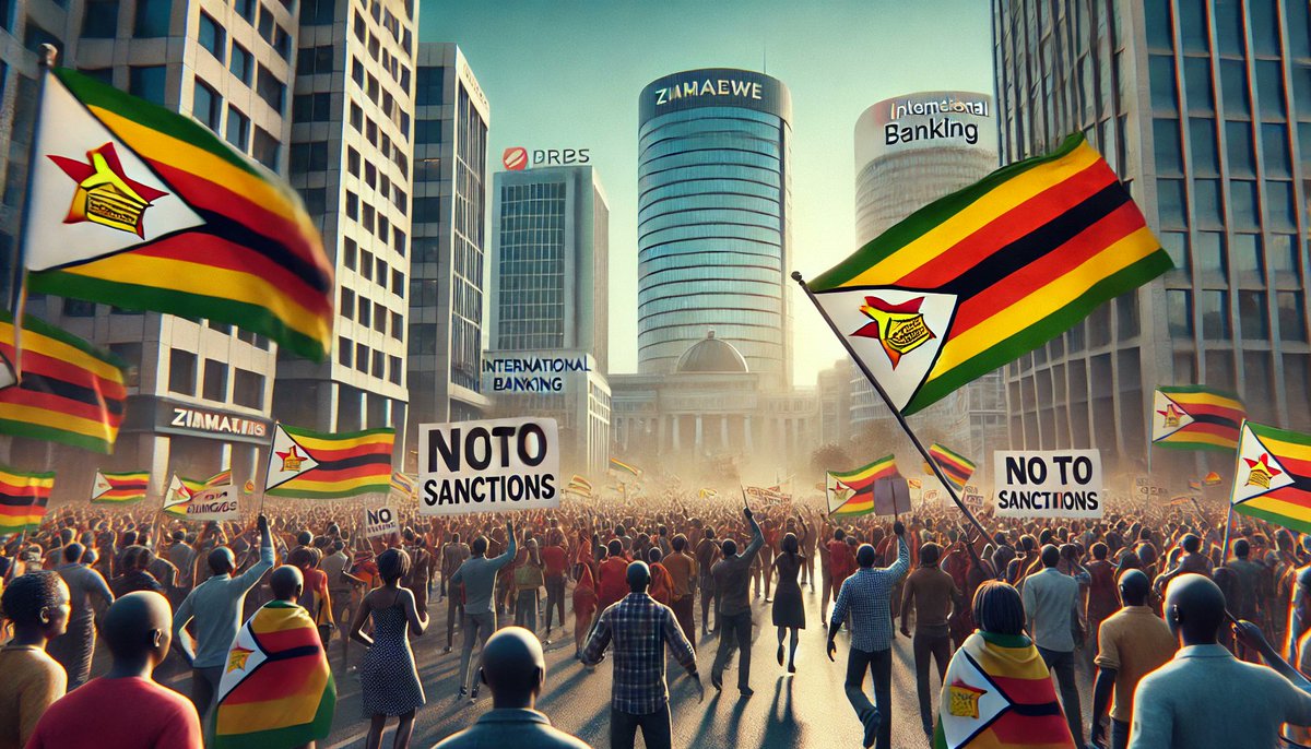 thezwpatriot's tweet photo. The US claims no sanctions on Zimbabwe, yet global payments & banking say otherwise. Who's being misled here? #ZimbabweSanctions #EconomicJustice #NoToSanctions
Read More:https://t.co/Zoz61rJNpR https://t.co/66uDamOl6Q