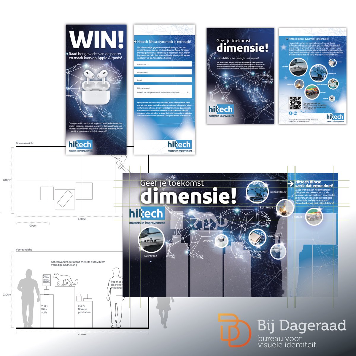 BijDageraad's tweet photo. Voor onze klant Hittech Bihca mochten wij een beursstand ontwerpen die niet alleen de aandacht trok, maar ook indruk maakte: van de 120 stands werd die van Hittech Bihca bekroond 𝗺𝗲𝘁 𝗱𝗲 𝟯𝗲 𝗽𝗹𝗮𝗮𝘁𝘀 𝘃𝗼𝗼𝗿 𝗺𝗼𝗼𝗶𝘀𝘁𝗲 𝘀𝘁𝗮𝗻𝗱!🏆 https://t.co/1eklemcnLa