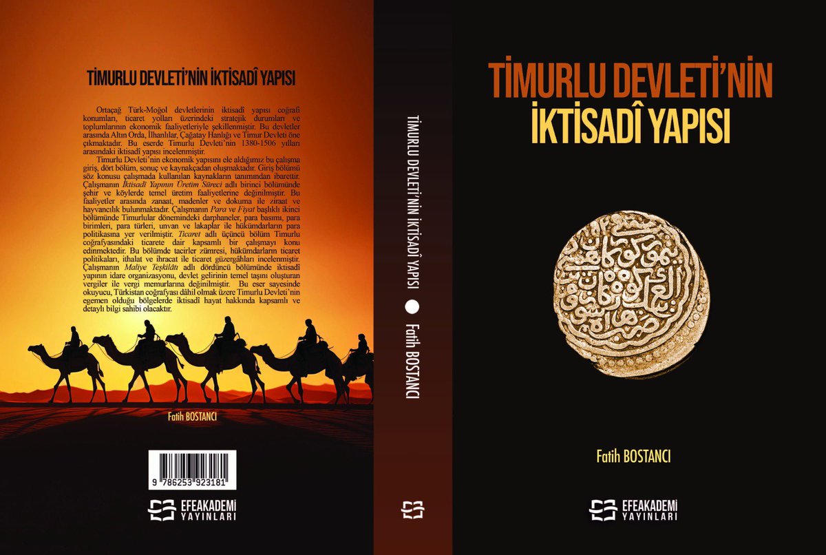 Bu çalışmada Ortaçağ Türkistanı’nın en önemli temsilcilerinden Timurlu Devleti’nin ekonomik yapısı incelenmiştir. Timurlu coğrafyasında üretim, tüketim, ticaret ve maliye konularında kapsamlı bir çalışma ortaya çıktı. İstifade edeninin çok olması ümidiyle.