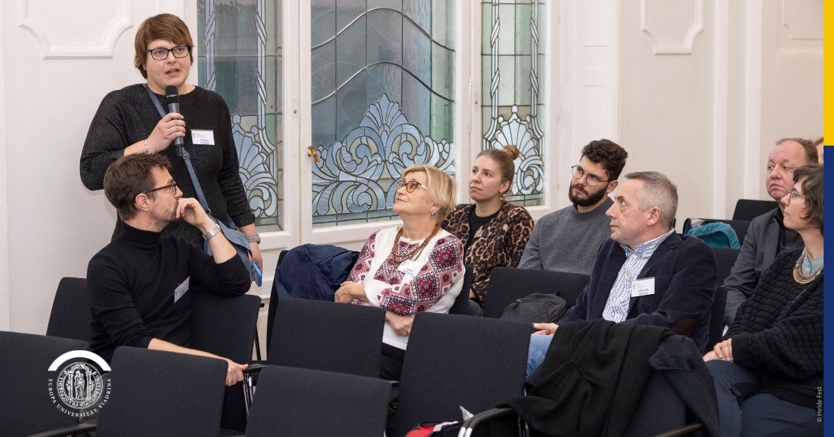 viadrina's tweet photo. Gemeinsam durch transnationale Kooperationen die #Ukrainestudien voranbringen. Das ist Ziel eines Netzwerktreffens vom Kompetenzverbund Interdisziplinäre Ukrainestudien (#KIU), das seit gestern mit 🇵🇱🇺🇦🇱🇹Partnern an der #Viadrina stattfindet. 
Auf gute Zusammenarbeit! https://t.co/ZYwyASrxdH