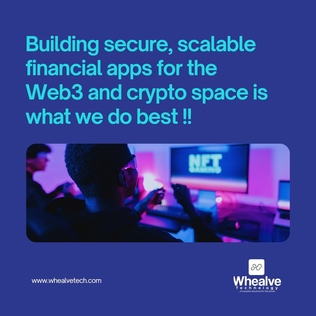 whealveTech's tweet image. Building secure, scalable financial apps for Web3 and crypto is what we do best at Whealve Technology. Let’s power your vision with cutting-edge blockchain solutions. 🌐🚀 Visit: whealvetech.com #Web3 #CryptoApps #Blockchain