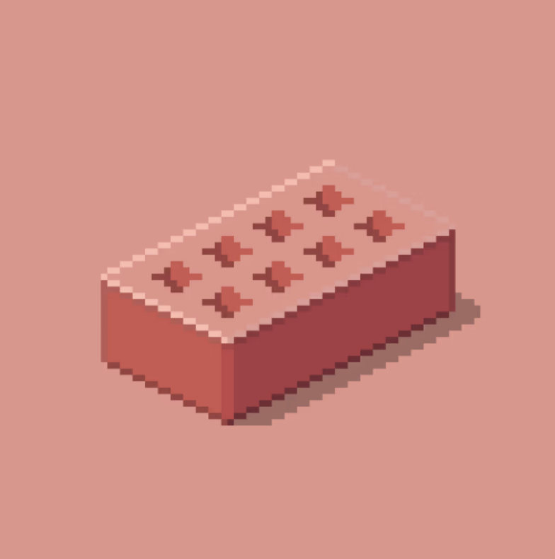 This image of a pixelated brick just sold for $300. 

That's dirt cheap.

The owner just set himself up for generational wealth. 

#NFT #justBricks