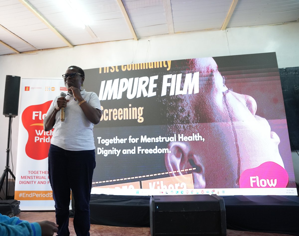 UNFPAKen's tweet photo. Today's screening is vital for educating adolescent boys and girls about menstrual health. 

By providing education and menstrual products, girls stay in school and reach their full potential while encouraging boys to be allies in the fight to #EndPeriodStigma.

#FlowWithPride https://t.co/UUnU0KsYts