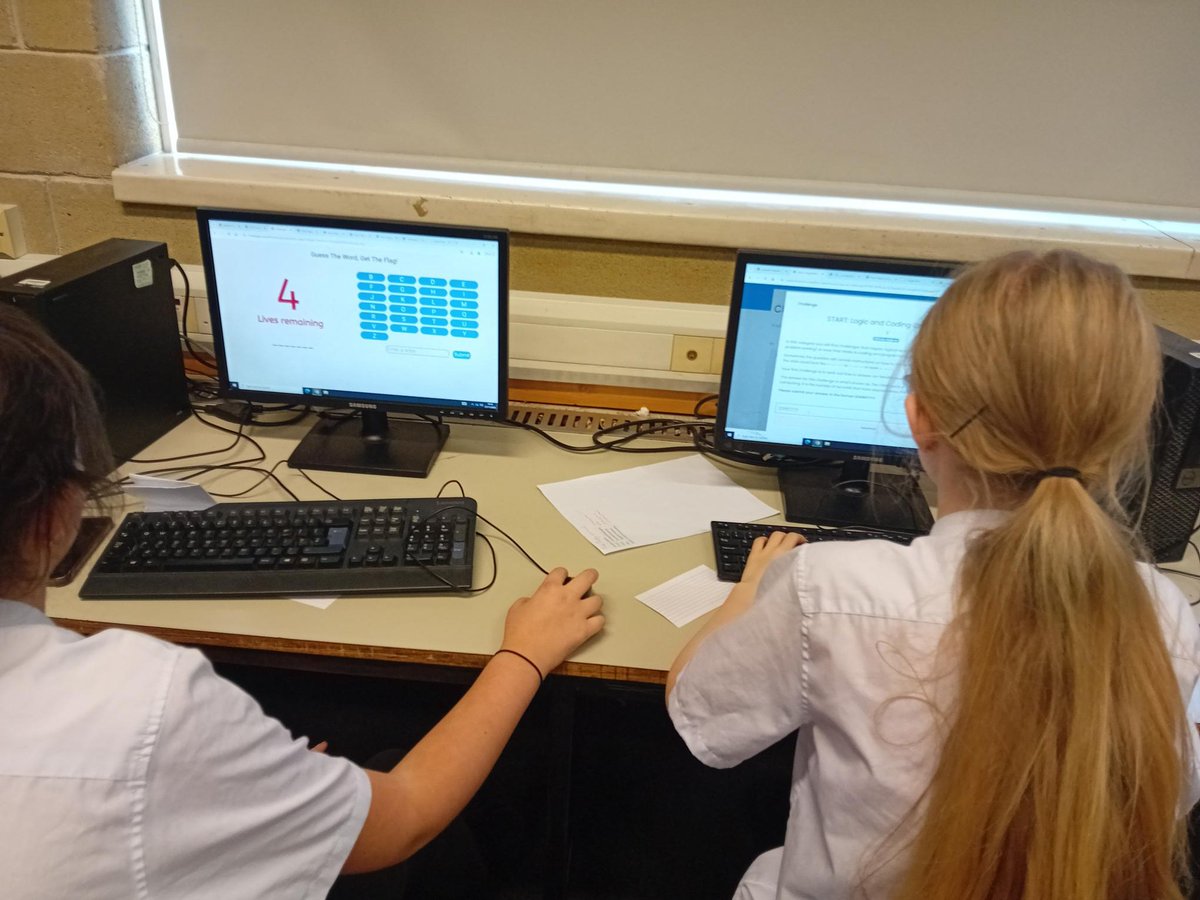 Yr 8 girls plugged into the CyberFirst Girls competition masterminded by <a href="/GCHQ/">GCHQ</a> to spark interest in STEM and inspire future careers in cyber security! The girls cracked codes, explored artificial intelligence, and navigated networking. #STEMEducation #lovelearninglovelife