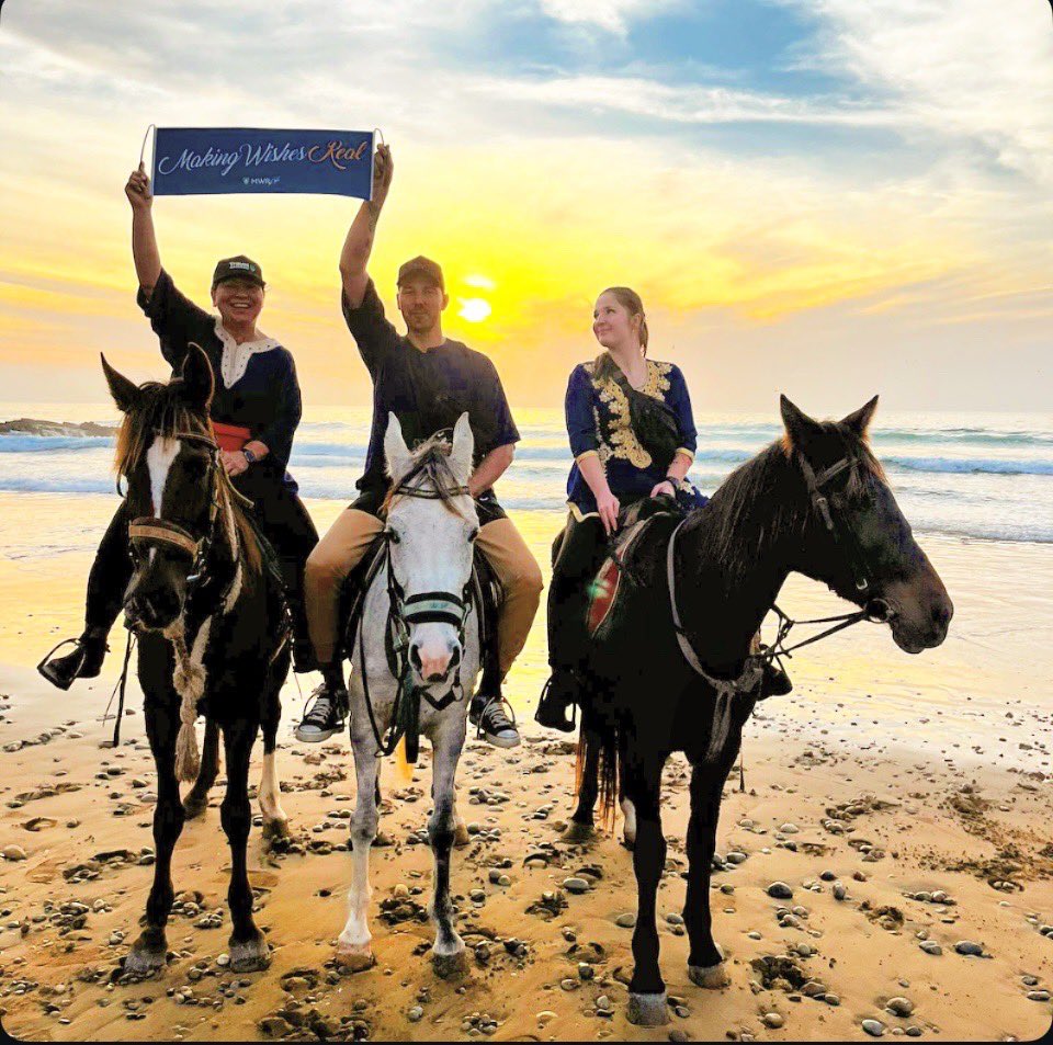 Sunset rides on the beach—pure magic! 🐴✨ Step out and adventure with me. Let's create stories worth telling. 🌅 #BeachHorseRide #SunsetAdventures
#MakingWishesReal