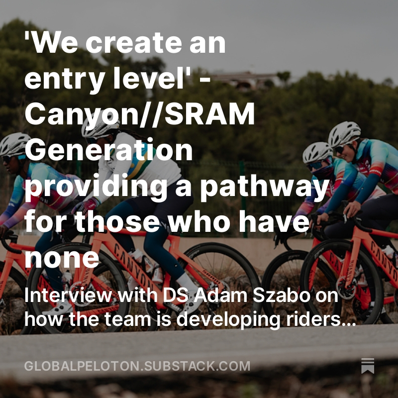 Dan Challis // GlobalPeloton tweet media