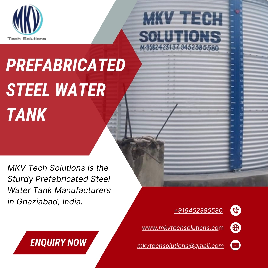 mkv_tech's tweet image. Durability meets efficiency with our Prefabricated Steel Water Tanks! 💧💪 Engineered for strength, designed for convenience. Perfect for residential, industrial, and agricultural water storage solutions. 🌟

#SteelWaterTank #PrefabricatedSolutions #WaterStorage #EcoFriendly