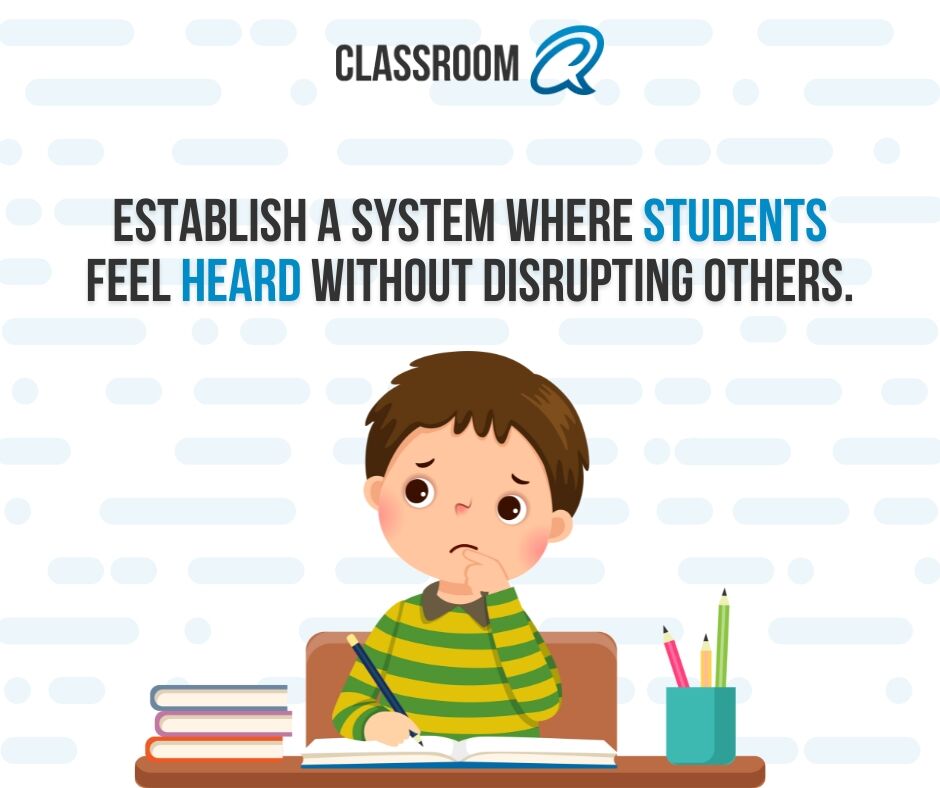 ClassroomQ's tweet image. 👍 Quietly waiting for help can be tough for students. One way to make it smoother? Establish a system where students feel heard without disrupting others. How do you ensure each student gets the help they need in a busy class? #TeachingHacks #EducationTools #ClassroomQ