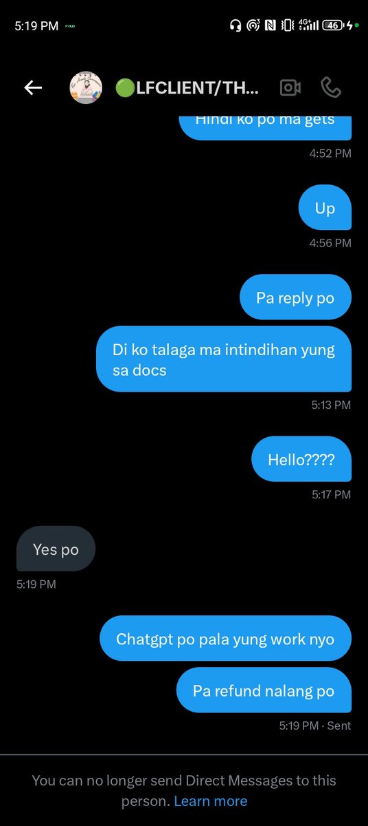 SCAM SCAM SCAM SCAM‼️‼️‼️‼️
Nag pacoms nga ako kase di kaya sa time ko bibigyan naman ako ng galing sa CHATGPT grabi ang hirap na mag tiwala