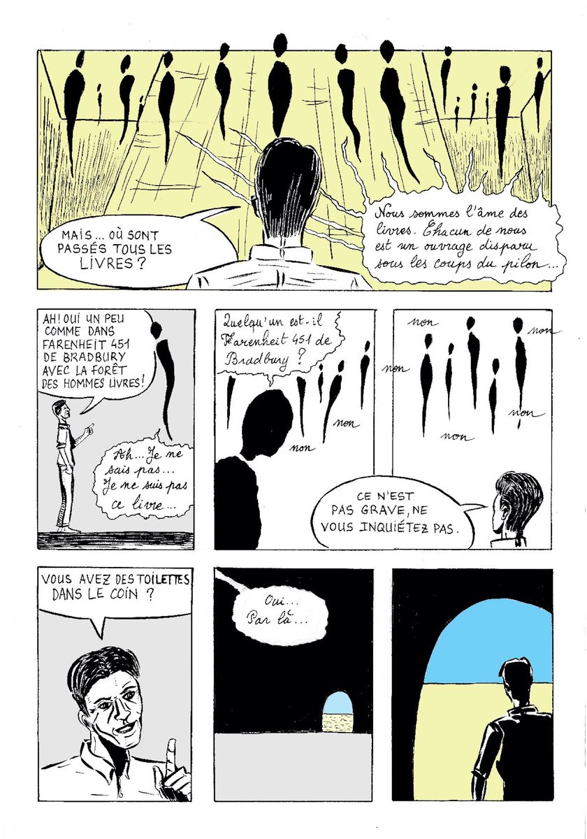 kristo_bauer's tweet photo. Le pamphlétaire, épisode 3, planche 4, 2023. #LePamphlétaire #numero3 #bd #comics #comicsindé #dessin #dessindujour #encredechine #récitcourt #couverture #magazine #journal https://t.co/OEzj0436Mz