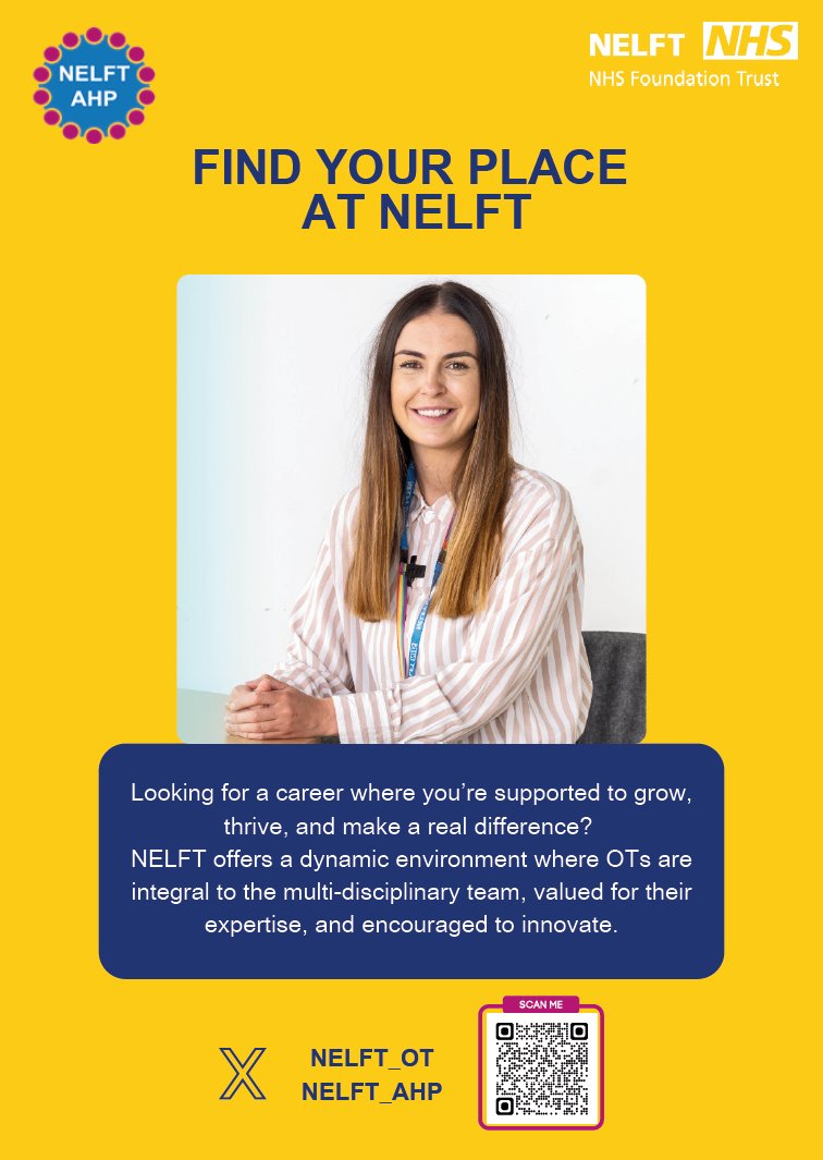 🚨 OT Vacancies in Inpatient Rehab! Join #TeamNELFT @ Thurrock Community Hospital. Band 5 &amp; 6 roles available. Develop skills in ADL assessments, equipment provision, &amp; more in a supportive, CQC-rated Good environment.
🌟B6: lnkd.in/eD3JsgHn
🌟B5: lnkd.in/eCJu2KP5