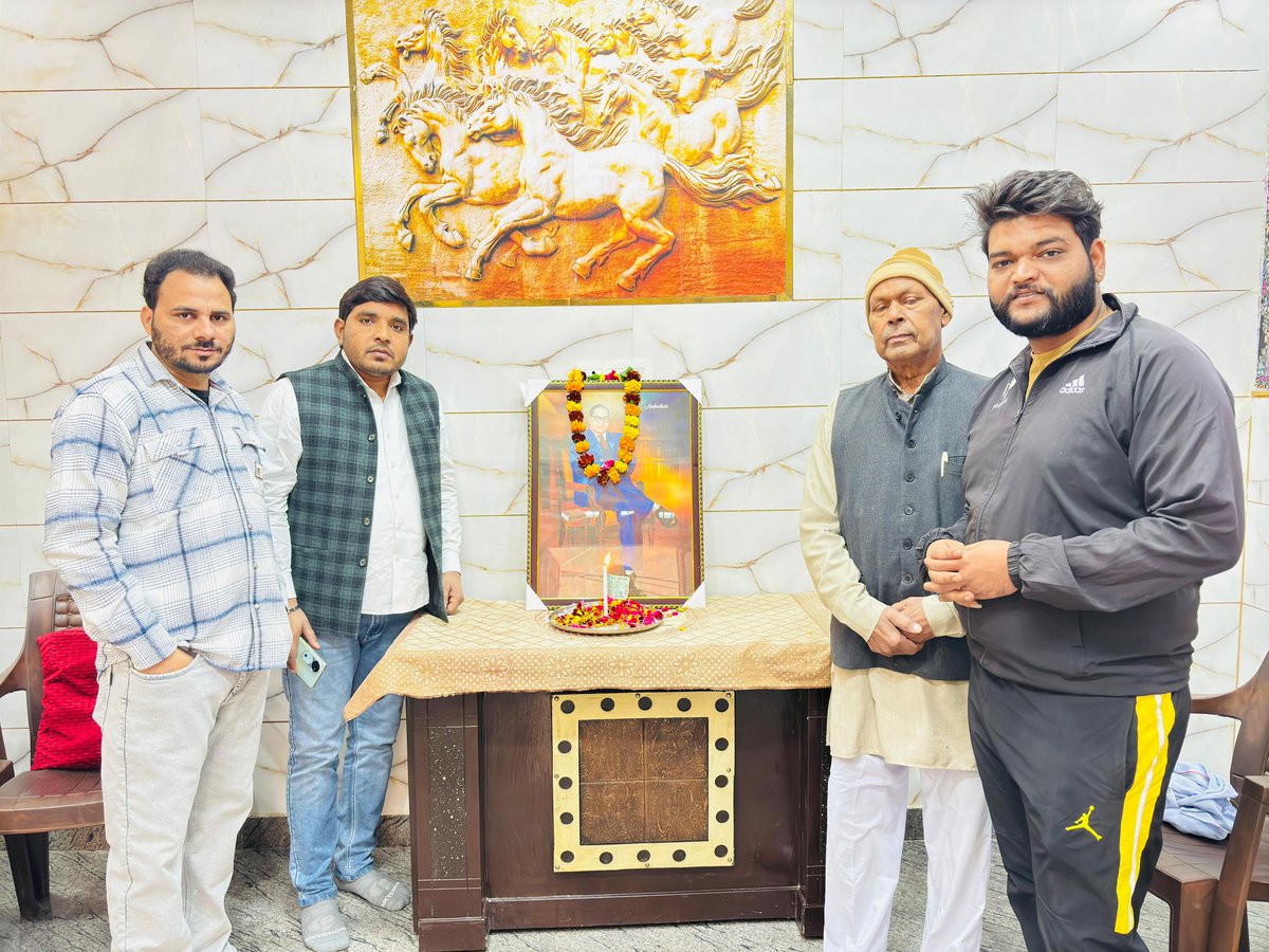 बाबा साहेब भीमराव अंबेडकर जी के महापरिनिर्वाण दिवस पर उन्हें भावभीनी श्रद्धांजलि। 🙏#बाबासाहेब_अमर_रहे 
#बाबासाहेबआंबेडकर 
#BhimraoAmbedkar