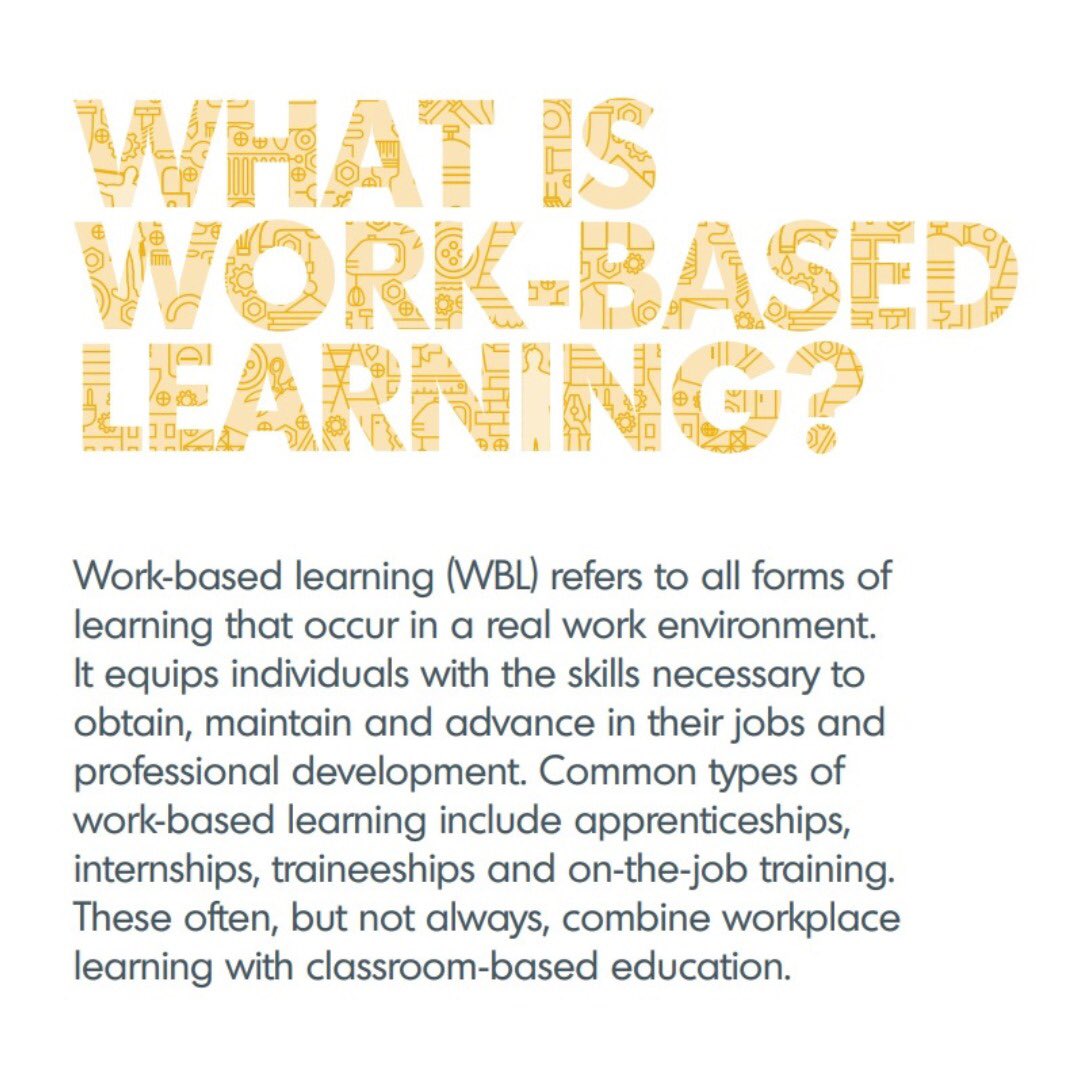 etfeuropa's tweet image. 🔑Work-based learning bridges the gap between school and work, empowering learners with practical skills and real-world experience. 
🔥📰Hot off the press new leaflet by @Cedefop @EU_Commission @WorldBank and ETF
✅More: europa.eu/!t8vCHy 
#skills4future #WorkBasedLearning