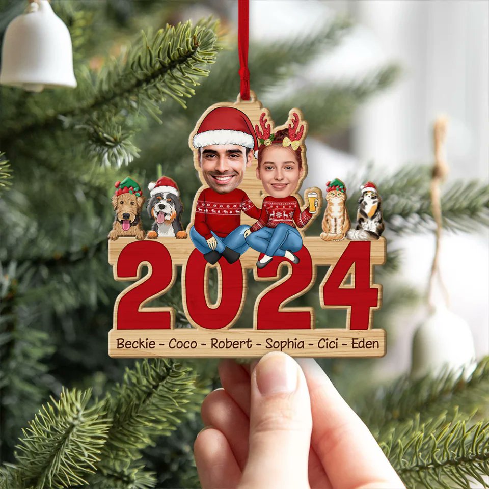 Loveable_decor's tweet photo. 🐾 Christmas Be Bright With Pet 2024 Ornament 

Celebrate your furry friends with this Custom Wooden Ornament! 🐶🐱 Add your photo and pet's breed for a heartfelt keepsake.

🛒 Order now: https://t.co/hagMrdXzjh

#PetLovers #ChristmasGift #CustomOrnament #DogCatGifts https://t.co/GkVWHQEv7I