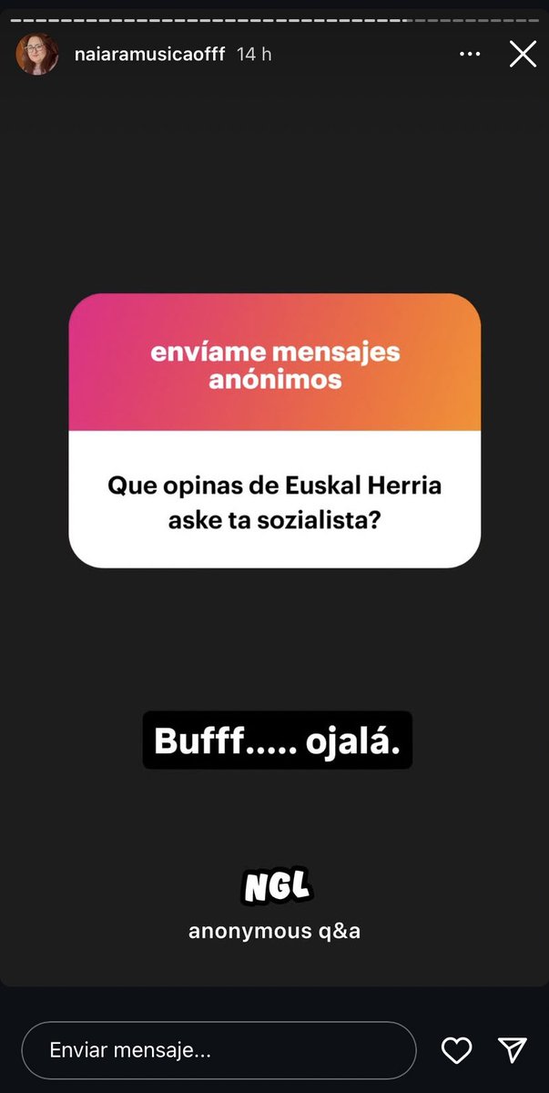 Naiara musica lehendakari