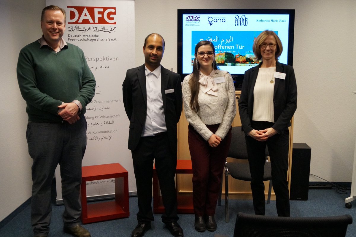 DAFG_eV's tweet photo. Unser Tag der offenen Tür am 4. Dezember 2024 war ein voller Erfolg! Ein herzliches Dankeschön an alle Gäste, die uns besucht haben. Wir freuen uns darauf, viele von euch bei unseren kommenden Veranstaltungen wieder begrüßen zu dürfen! #DAFG #OpenDay #Cooperation #ArabWorld https://t.co/3nj8MKFYzi