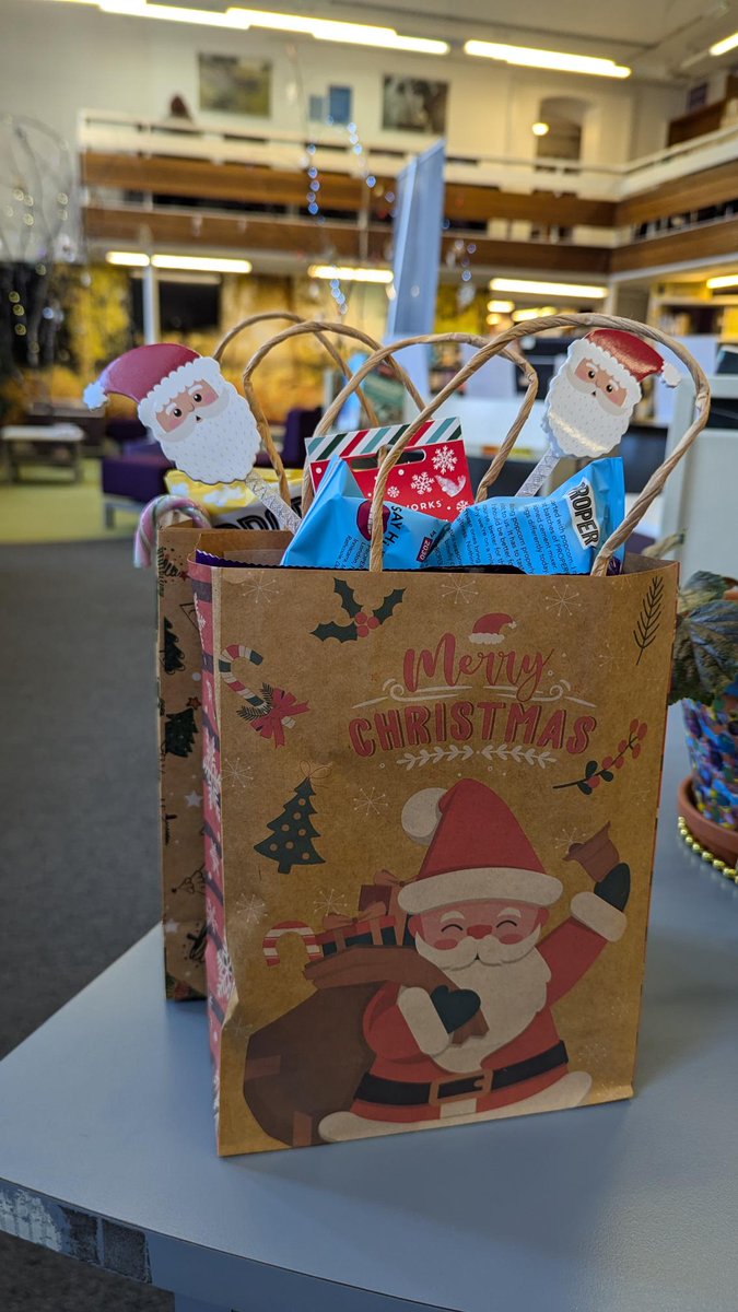 To reward those still grafting next week we've set up a little treasure hunt. Prizes to be won across our sites. I've just seen them and we're not talking 'free stationery we picked up at a conference in 2015' this time out. 🧑‍🎄🎁

All eyes on instagram.com/cardiffunilib from Monday.