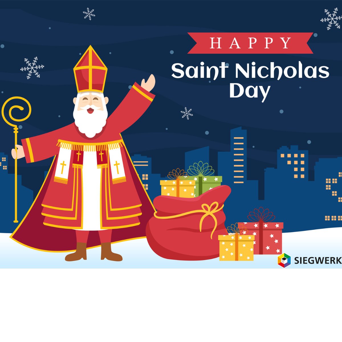 Siegwerk_inks's tweet photo. Siegwerk wishes a happy Saint Nicholas Day to all small and big children today 😊

#SaintNicholasDay #colorful #tradition https://t.co/yj2M1rVqRP