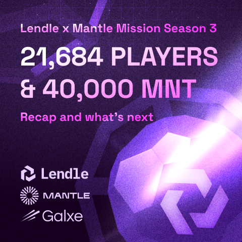 Lendle x Mantle Mission Season 3 Recap – Leveling Up Every Season 👾

We’ve just wrapped up an amazing four weeks of Lendle x Mantle Mission Season 3, and through listening to our users, we’ve made improvements every season. The results from Season 3 speak for themselves!

Let’s
