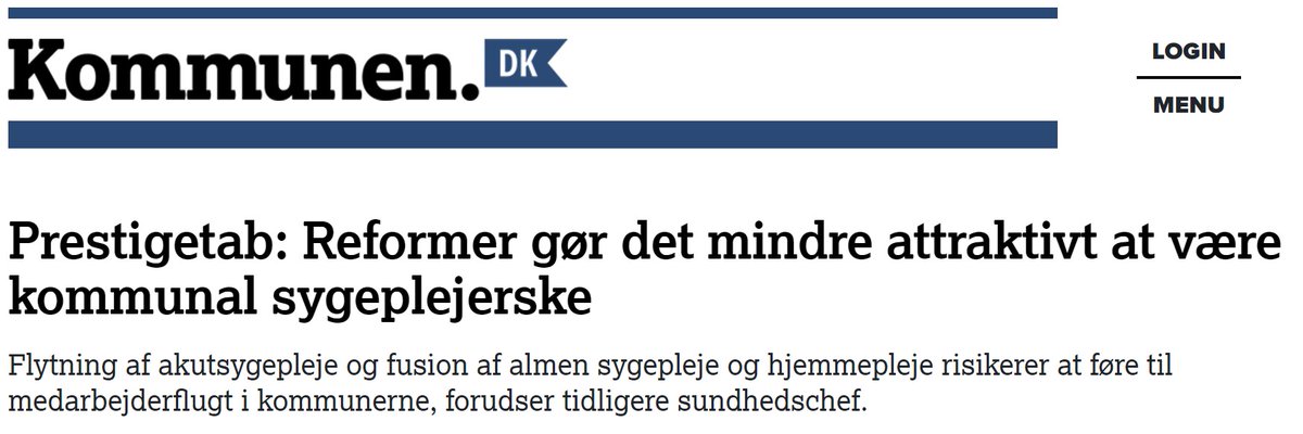 Dansk Sygeplejeråd (@sygeplejeraadet) on Twitter photo Forkvinde <a href="/dbdanbjorg/">Dorthe Boe Danbjørg</a> deler bekymring i <a href="/KommunenDK/">kommunen.dk</a> og leverer tjekliste til succesfuld flytning af akutsygeplejen. Fx skal akutsygeplejersker have større autonomi 💪#dksund #sundpol #dkpol
Tjekliste på DSR's hjemmeside👇
dsr.dk/nyheder-fra-ds… Forkvinde <a href="/dbdanbjorg/">Dorthe Boe Danbjørg</a> deler bekymring i <a href="/KommunenDK/">kommunen.dk</a> og leverer tjekliste til succesfuld flytning af akutsygeplejen. Fx skal akutsygeplejersker have større autonomi 💪#dksund #sundpol #dkpol
Tjekliste på DSR's hjemmeside👇
dsr.dk/nyheder-fra-ds…