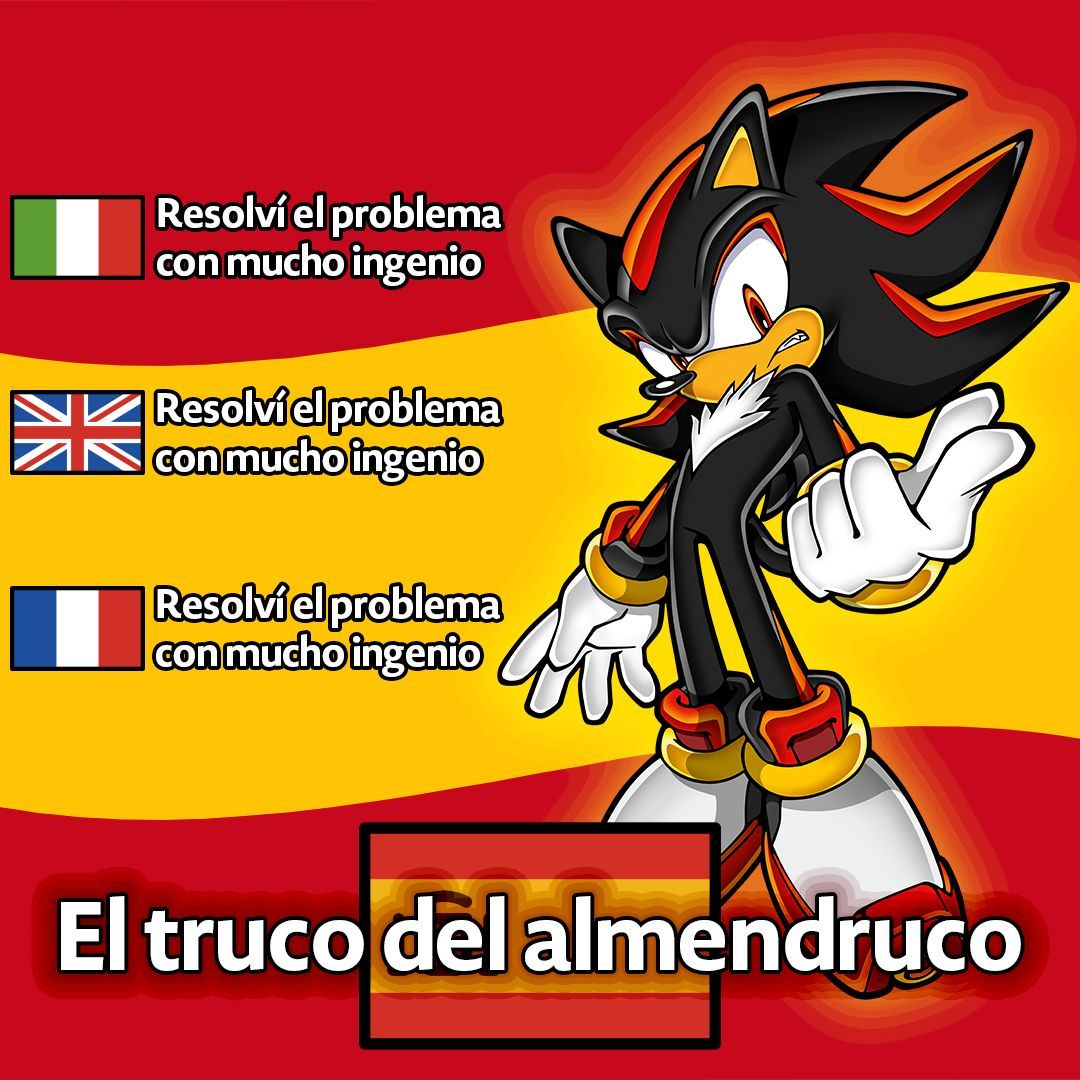 Sonic_Espana's tweet photo. Aprendamos un poquito de español con nuestro colega Shadow 😌 https://t.co/3PIcLtZN0m