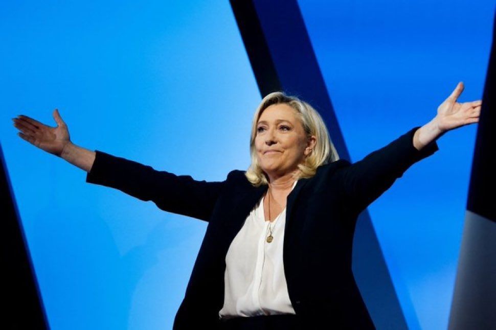 BFirstParty's tweet photo. Who else is backing Marine Le Pen to become the new French President? https://t.co/EanMfo7IjK