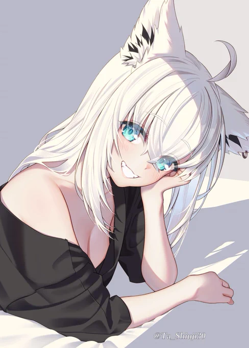 「おはよう、お寝坊さん」#絵フブキ 