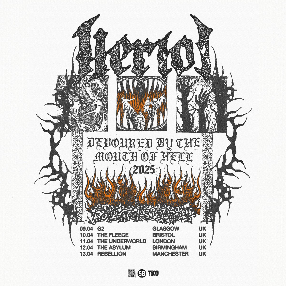 heriotmetal's tweet photo. DEVOURED BY THE MOUTH OF HELL 2025

Tickets for our UK headline tour are on sale NOW

https://t.co/mZNptQ5EGl https://t.co/WbZoTHLvMV