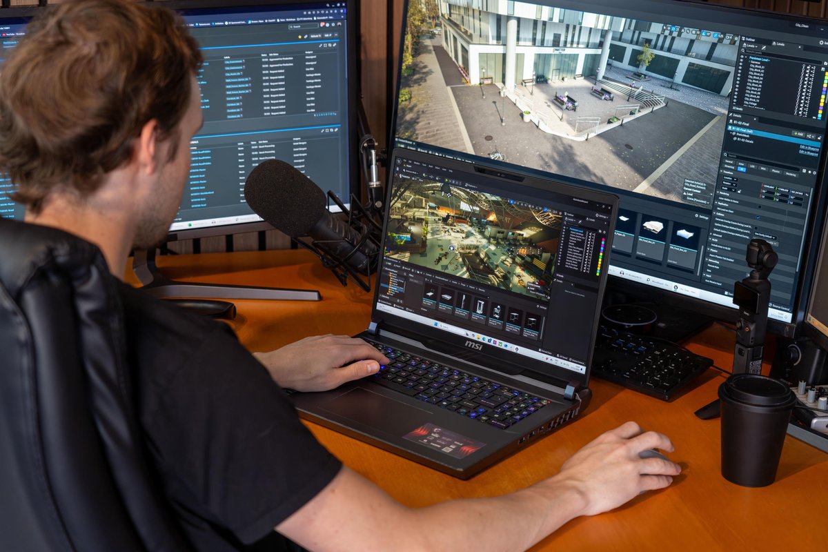 MSIMiddleEast's tweet image. ما الذي يجعل القطة اللطيفة مندهشة للغاية؟ 🙀 إنه جهاز #MSIVector 17 HX A14V😻
من إنشاء محتويات ثلاثية الأبعاد معقدة إلى البقاء منتجًا في مقهى، يعتمد Emiel Sleegers على قوته وشكل الجهاز المصمم لممارسي العلوم والتكنولوجيا والهندسة والرياضيات.
msi.gm/Vector17HX_A14…

#RTX #3DArtist