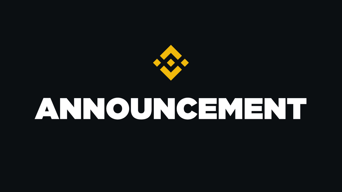 Binance tweet media