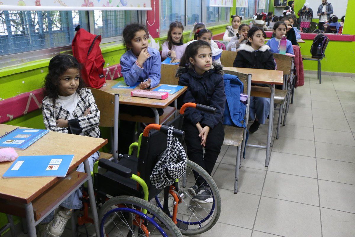 UNRWA's tweet image. In #Lebanon, the 2024/25 school year is finally underway. Most students are back in classrooms.

To ensure a safe reopening following the ceasefire, UNRWA teams are rehabilitating schools that were used as shelters with remote learning offered temporarily in these locations.