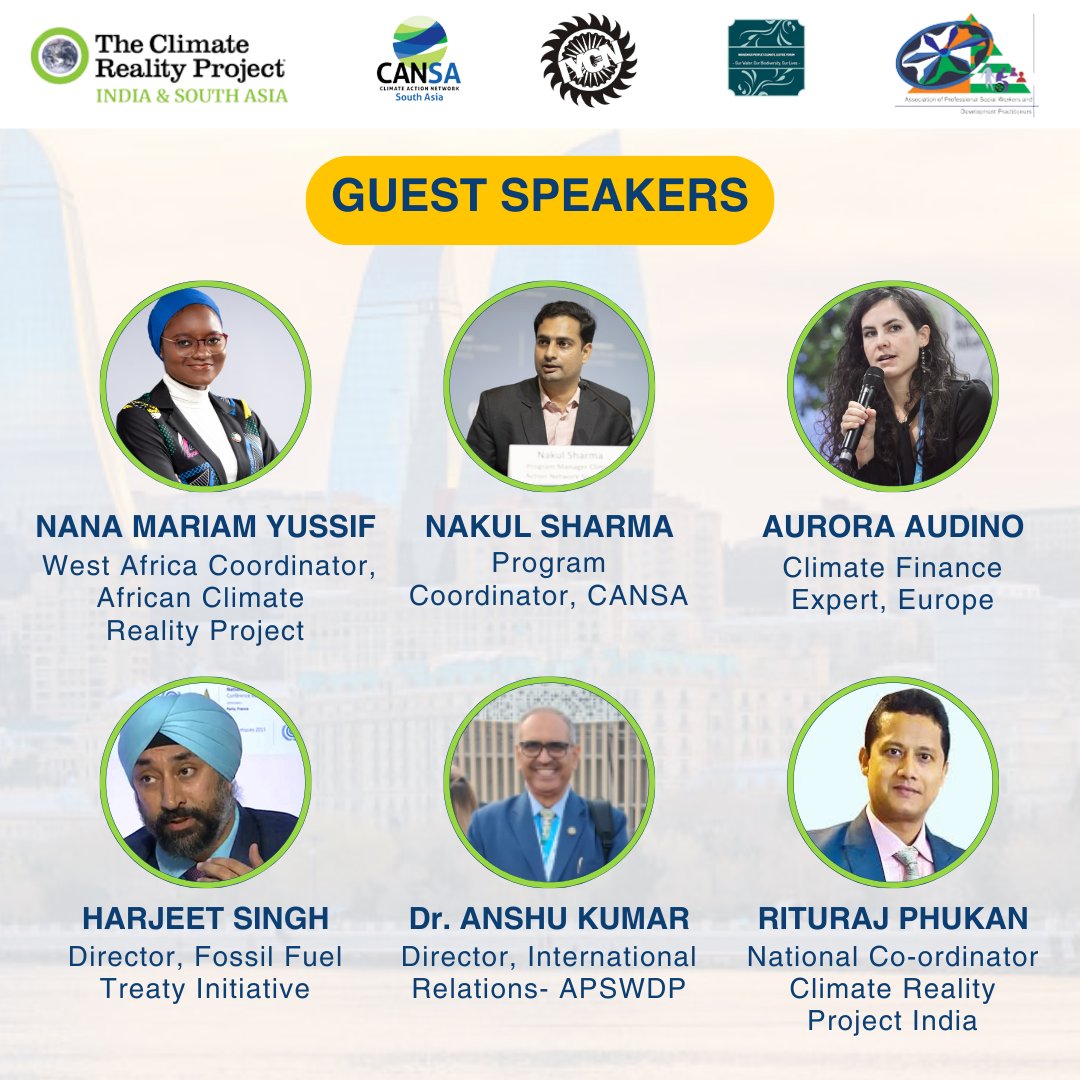 Join this webinar for the COP29 Debriefing Session: Reflections from Baku
🗓️ Date: 7th December
⏰ Time: 11:30 AM IST

Be part of an important dialogue on advancing climate justice and fostering a just transition for a sustainable future.

🔗 Scan to Register to Join
#COP29