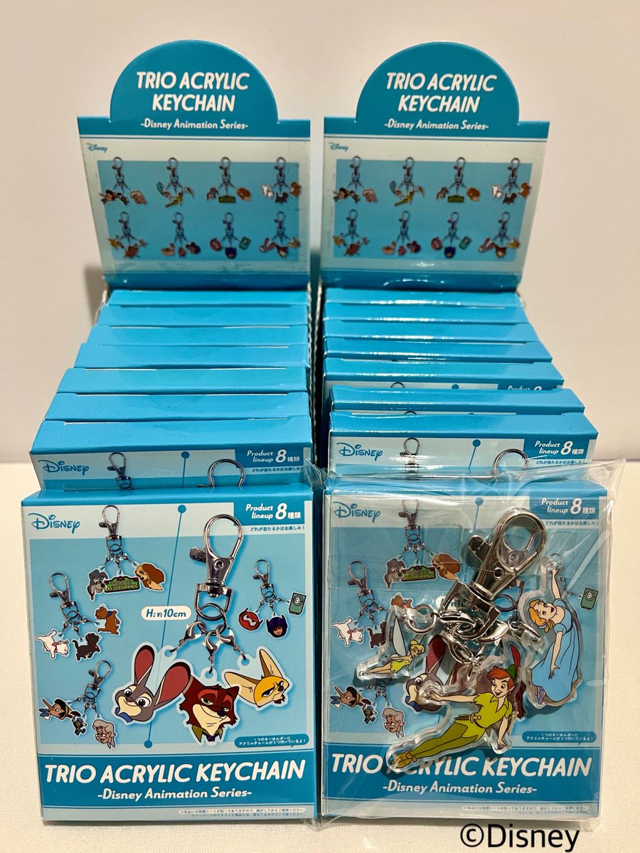 Disney - ディズニー　TRIO ACRYLIC KEYCHAIN 1BOX ディズニー トリオアクリルキーホルダー ミッキー＆フレンズ