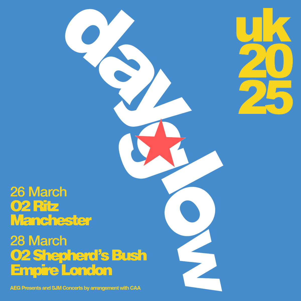 O2SBE's tweet image. Texas-native singer and songwriter @dayglowband heads to #O2ShepherdsBushEmpire on Fri 28 Mar. 🤩

Tickets are on sale now 🎟️ amg-venues.com/A16b50UmhIy #Dayglow
